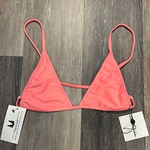Coral Bikini Top